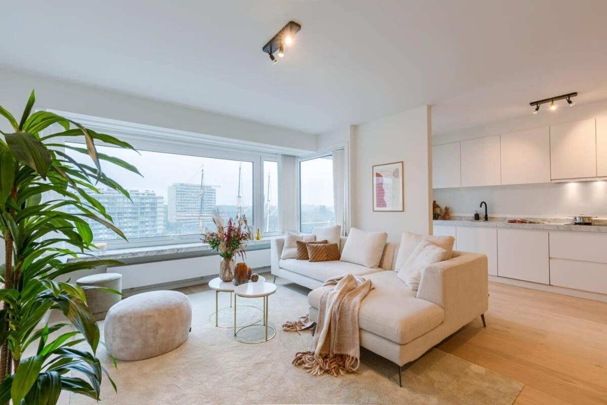 Huswell - Luminous Family Apartment With Magnificent View Ostende Exterior foto